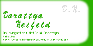 dorottya neifeld business card